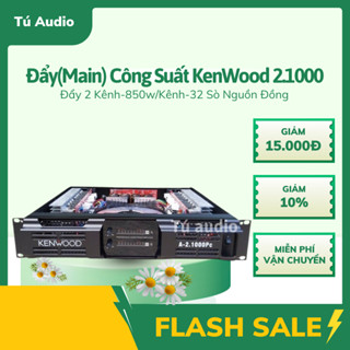 Main Cục Đẩy Công Suất 2 kênh KENWOOD 2.1000 32 sò Và Cục đẩy 24 sò kenwood 2.500