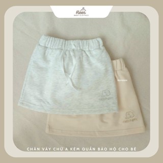 [Có sẵn] Chân váy cho bé gái dáng A vải cotton chân cua Heenstore
