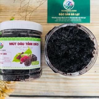  Mứt Bộ 2 hủ Dâu Tằm Dẻo sạch nhà làm Mangline Farm Đà Lạt 400g Đồ ăn vặt thơm ngon Đặc sản Đà Lạt 