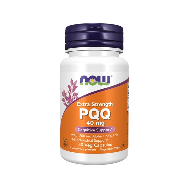 Viên uống hỗ trợ não bộ Now Extra Strength PQQ 40mg nhập khẩu Mỹ - Gymstore