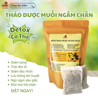 Ngâm chân thảo dược muối ngâm chân túi lọc giảm đau, tăng tuần hoàn máu, ngủ ngon giảm sưng phù chân