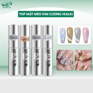 Top mắt mèo kim cương Huaxi 9D - Sơn gel mắt mèo Huaxi ánh trăng nhiều màu 15ml (lẻ chai) Nailbnd