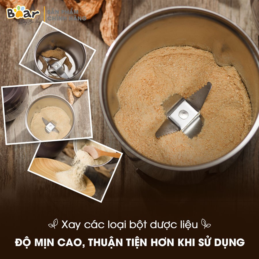 Máy xay hạt khô cầm tay Bear FSJ-A03D1, 300W, Xay nhuyễn hạt cà phê, tiêu, thảo mộc, BH 18 Tháng | BigBuy360 - bigbuy360.vn