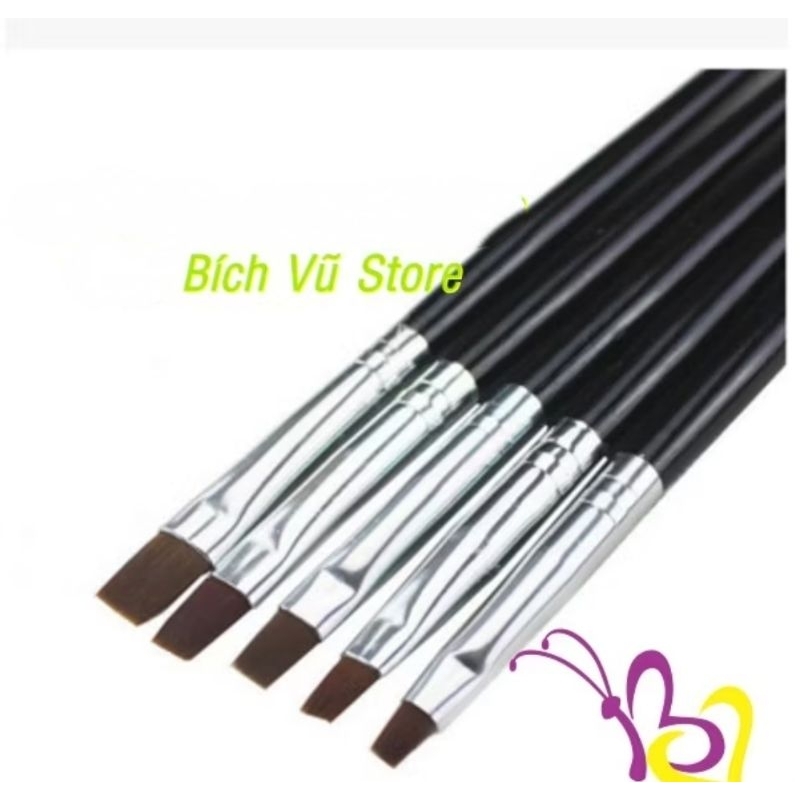 Cọ bản đắp Gel 8k/cây; 5 cây/38k