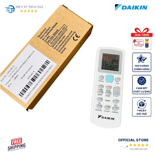 [HÀNG CHÍNH HÃNG] Điều khiển điều hòa máy lanh Daikin ngắn 1-2 CHIỀU TẶNG PIN MỚI FULLBOX