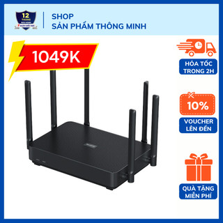 Bộ phát Wifi Router Xiaomi Redmi AX6S băng tần kép - Wifi 6 3200Mbps - Mesh - kết nối 248 thiết bị