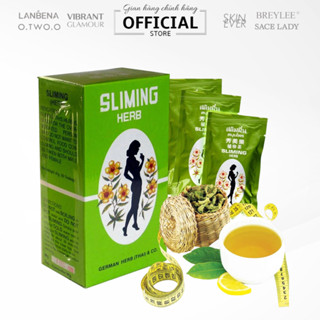 Trà ġiảm câņ túi lọc Sliming Herb Thái Lan hộp 50 túi trà