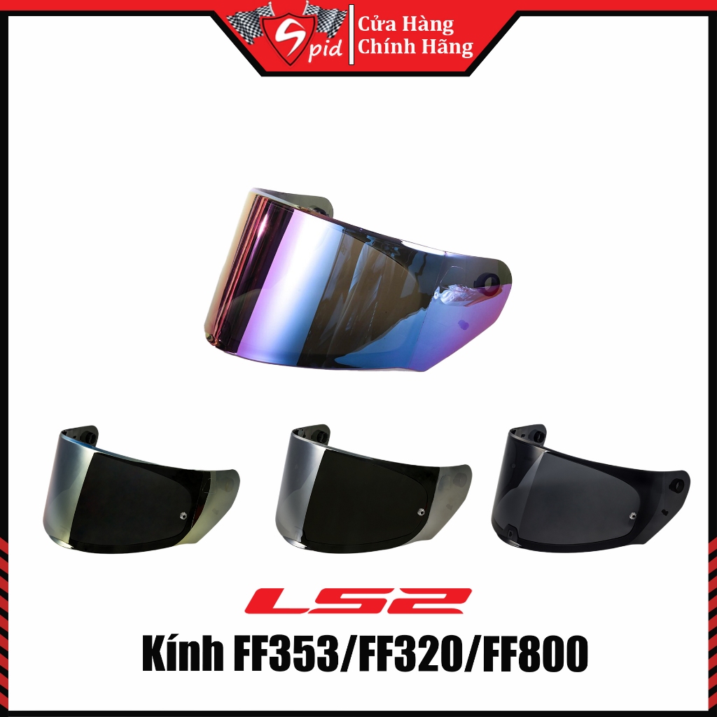 [HÀNG CHÍNH HÃNG] Kính Chắn Gió Mũ Bảo Hiểm LS2 FF320/FF353/FF800 (Không Bao Gồm Mũ Bảo Hiểm) - SPID