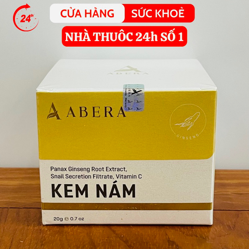 Kem Nám Abera - Abera Melasma 20g Hỗ Trợ Xoá Nám Da, Tàn Nhang, Đồi Mồi, Chống Lão Hoá, Dưỡng Ẩm Da, Làm Đẹp Da