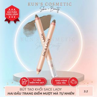 Bút Tạo Khối SACE LADY Hai đầu Trang điểm Mượt Mà Tự Nhiên 3.2g
