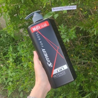 [CHAI LỚN 850g] Tắm Gội Xmen For Boss 2in1 Intense Hương Trầm Nội Lực