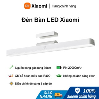 Đèn Bàn LED Xiaomi | đế nam châm | pin 2000mAh | Ra90 | Không có ánh sáng xanh |cho để bàn phòng ngủ