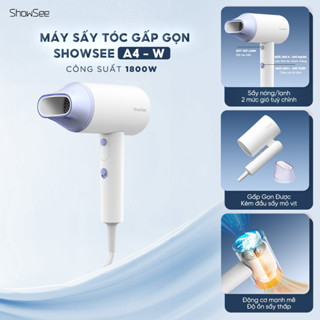 Máy Sấy Tóc Gấp Gọn Showsee A4-W - Bổ Sung 20 Triệu Ion Âm - Gấp Gọn Tiện Lợi - Làm Khô Tóc Nhanh Tạo Kiểu Tóc Mềm Mượt