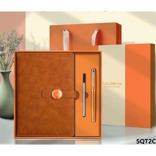 Set quà tặng cao cấp (sổ da + bút ký+hộp ngòi thay thế) model SQT2 và SQT3