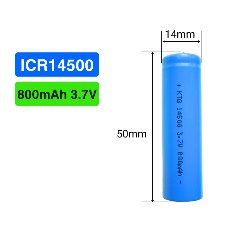 Pin sạc 14500 AA 3.7V 800mAh ICR4500