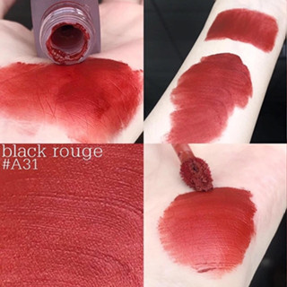 Son Black Rouge - Son Kem Lì Air Fit Velvet Tint Hàn Quốc Màu Đỏ Gạch Cuốn Hút A31