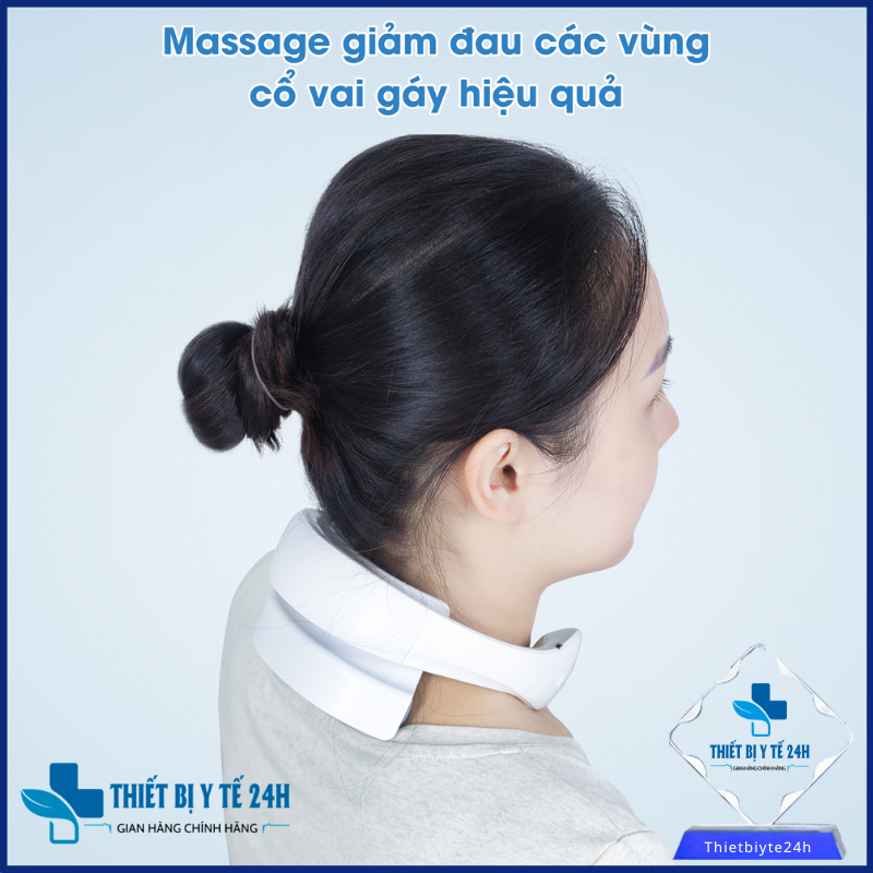 Máy massage vai cổ MISUKO MC-75 ( BẢO HẢNH 24 THÁNG) , sử dụng ánh sáng sinh học tác động sâu giảm đau mỏi vai gáy