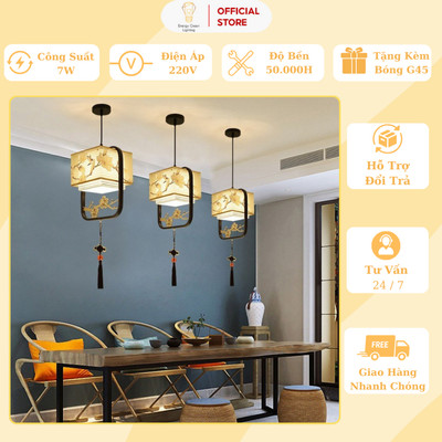 Đèn Thả Trần Energy Green Lighting Cổ Điển DT-D021 - Trang Trí Phòng Ngủ / Phòng Khách - Nhà Hàng - Tặng Kèm Bóng G45