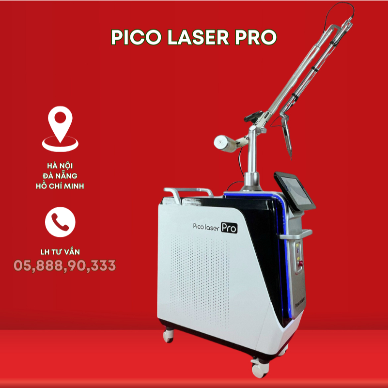 Máy Laser Pico Pro | Máy Trục Khuỷu Laser Pico Second Pro | Máy Xóa xăm, Nám, Đôm, Pico Laser