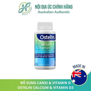 Bổ sung Canxi và Vitamin D3 Ostelin Calcium & Vitamin D3 Từ Úc Dành Cho Bầu 130 viên/Cho Bé Dạng Nước 90ml