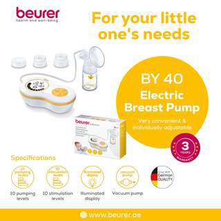 Máy hút sữa điện đơn Beurer BY40