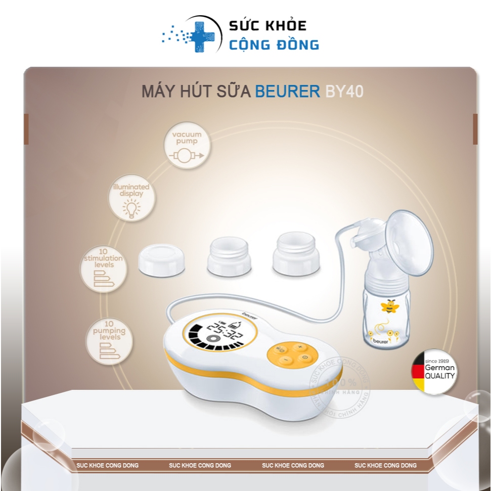 Máy hút sữa điện đơn Beurer BY40
