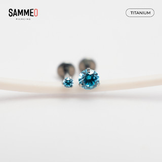 (TITANIUM) Khuyên tai Titanium internal Prong Set (Vui lòng đọc kĩ mô tả)
