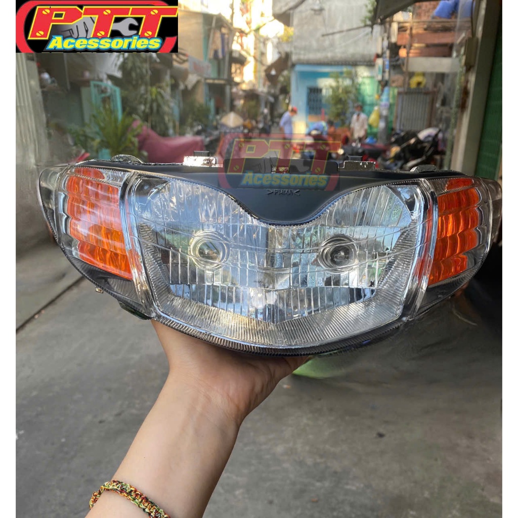( HÀNG ĐẸP ĐẶC BIỆT ) PHA ĐÈN TRƯỚC XE FUTURE 1 - CÓ CHUI BÓNG