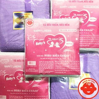  Bộ miếng lót phân su BABY HIỀN TRANG 4 lớp 3 gói 