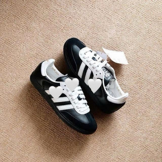 Giày thể thao thời trang nam nữ Sam.ba màu đen cao cấp , sneaker cao cấp da xịn đế bằng