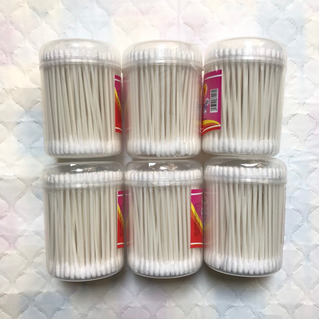 Tăm Bông Cho Bé Sơ Sinh (Hộp 170 Que) Tiện Lợi, Đầu Bông Mềm, An Toàn