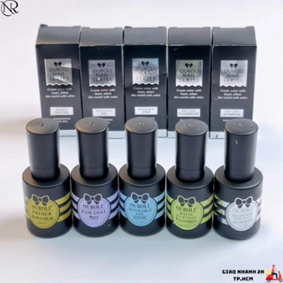 Base top cứng móng OUBOLI chính hãng 20ml - Sơn gel liên kết bền, top phủ bóng móng nail - Nails Red