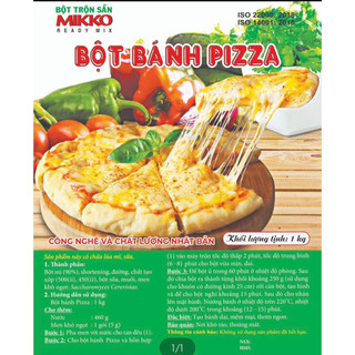Bột làm bánh Pizza 1kg - MIKKO