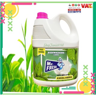 Nước rửa chén bát Mr.Fresh 3.8L không hương,Hương quế
