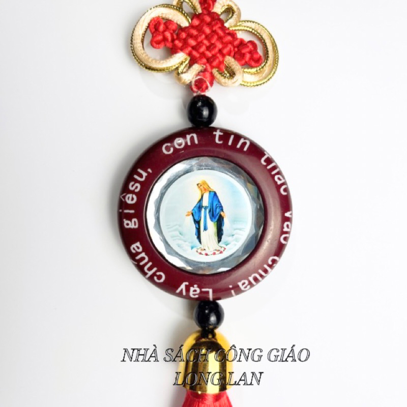 Dây treo xe ô tô hình Chúa Giê-su, Đức Mẹ Maria