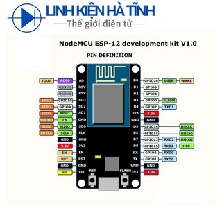 Mạch thu phát wifi ESP8266 NODEMCU V3 LUA CH-340