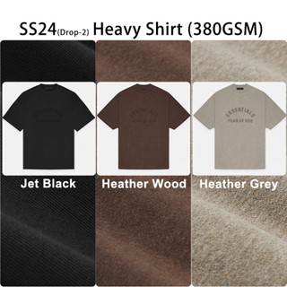 [Best Quality] - Áo Tee FOG Fear of God ESSENTIALS Heavy S/S Tee SS24, Áo Thun FOG Oversize, Áo nam