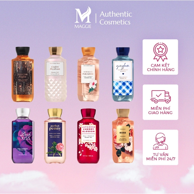 Sữa tắm hương nước hoa Bath Body Works BBW 295ml