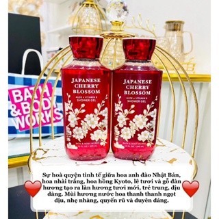 Sữa tắm hương nước hoa Bath Body Works BBW 295ml