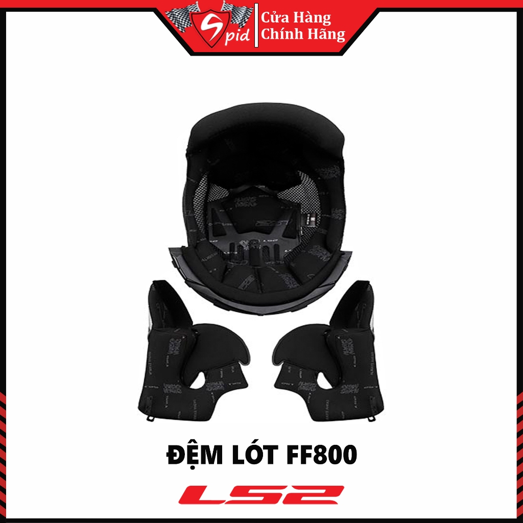 [LS2 CHÍNH HÃNG] Đệm lót mũ bảo hiểm Fullface LS2 FF800 STORM - STORM II - SPID