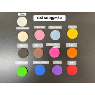 [ SIÊU RẺ ❤️ ] Đất Sét Nhẹ Chất Đanh Mịn Tự Khô Không Dính Tay Giá Gốc Gói 500g