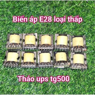 biến áp E28 tháo ups làm kích - inverter, biến áp tg500 santank