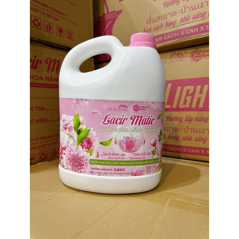 Can nước GIẶT Hương hoa nắng Xuân Dr.Lacir