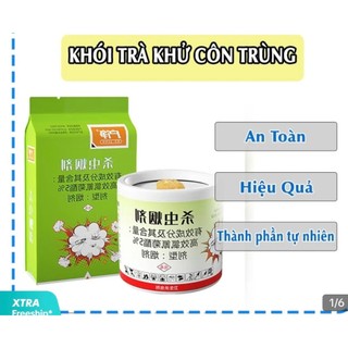  Túi 6 Chất tạo khói diệt côn trùng - Xông khói diệt gián muỗi và ruồi viên - không độc hại 