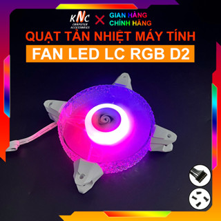 Quạt Tản Nhiệt Fan Led RGB D2 12cm Đồng Bộ Màu Hub Coolmoon Tomato Xigmatek VSP