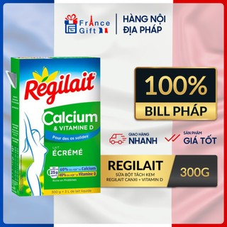 Sữa bột tách kem Regilait 300g - Bổ sung Calcium + Vitamin D nội địa Pháp