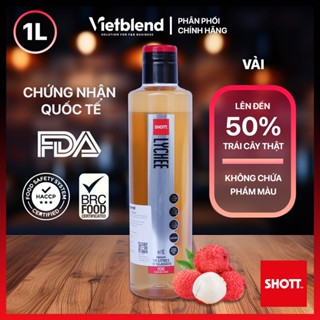 Syrup SHOTT Vị Vải (Lychee) Chai 1 Lít