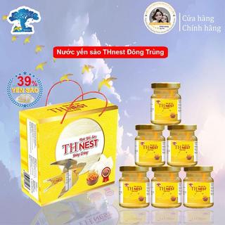  Combo 2 Hộp 12 Lọ Yến Sào Cao Cấp TH Nest Chưng Đông Trùng Hạ Thảo 39% Yến Tươi 70ml 
