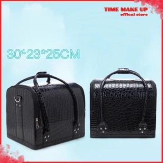 Cốp da cốp đựng đồ makep nail phun xăm. Cốp da đa năng xách tay MS 000142 [ TIME MAKE UP ]