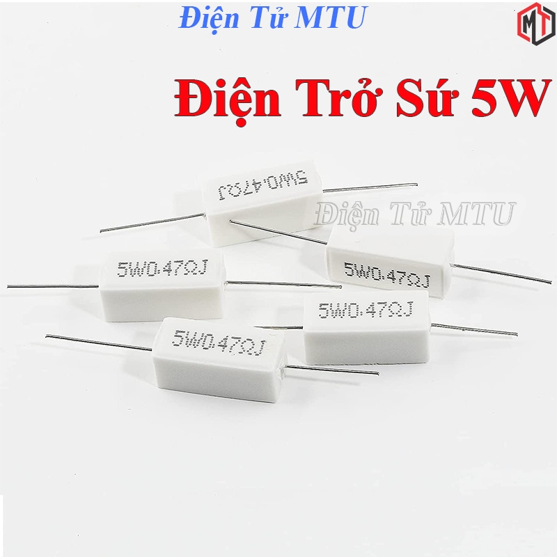 Điện Trở Sứ 5W - (Trở Công Suất)